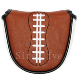 Magnetic  Closure Customized Golf Mallet Putter Covers Headcover Synthetic Leather Multi Style Color Free Shipping