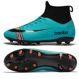 NEW 2019 Turf Indoor Men Women Soccer Shoes Kids Futsal Cleats Hard Court Training TF Football Boots Sport Sneakers Size 35-46