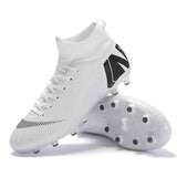 NEW 2019 Turf Indoor Men Women Soccer Shoes Kids Futsal Cleats Hard Court Training TF Football Boots Sport Sneakers Size 35-46