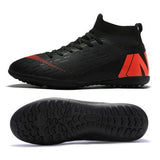 NEW 2019 Turf Indoor Men Women Soccer Shoes Kids Futsal Cleats Hard Court Training TF Football Boots Sport Sneakers Size 35-46