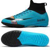 NEW 2019 Turf Indoor Men Women Soccer Shoes Kids Futsal Cleats Hard Court Training TF Football Boots Sport Sneakers Size 35-46