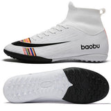 NEW 2019 Turf Indoor Men Women Soccer Shoes Kids Futsal Cleats Hard Court Training TF Football Boots Sport Sneakers Size 35-46