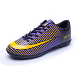 Cungel Men Football Boots Soccer Cleats Boots Long Spikes TF Spikes Ankle High Top Sneakers Soft Indoor Turf Futsal Soccer Shoes