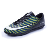 Cungel Men Football Boots Soccer Cleats Boots Long Spikes TF Spikes Ankle High Top Sneakers Soft Indoor Turf Futsal Soccer Shoes