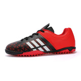 Cungel Men Football Boots Soccer Cleats Boots Long Spikes TF Spikes Ankle High Top Sneakers Soft Indoor Turf Futsal Soccer Shoes