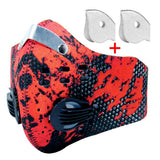 GLORSUN Air Pollution Winter Mouth Face Mask Anti Dust n99 fashion Printed custom wholesale sport breathing carbon bicycle Mask