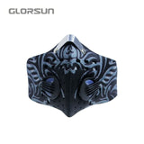 GLORSUN Air Pollution Winter Mouth Face Mask Anti Dust n99 fashion Printed custom wholesale sport breathing carbon bicycle Mask
