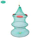 5 Layers Fishing Net Cage Utility Folding Fishing Net Portable Stake Small Mesh Net Durable Rust And Corrosion Resistant