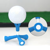 Accessories Easy Outdoor Adjustable Height Ball Holder Mini Golf Tee Rotatable Tripod Aids Anti-flying Self Standing Sport