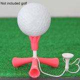 Accessories Easy Outdoor Adjustable Height Ball Holder Mini Golf Tee Rotatable Tripod Aids Anti-flying Self Standing Sport