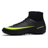 Outdoor Men Boys Soccer Shoes Football Boots High Ankle Kids Cleats Training Sport Sneakers Size 35-45 Futsal Shoe Dropshipping