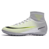 Outdoor Men Boys Soccer Shoes Football Boots High Ankle Kids Cleats Training Sport Sneakers Size 35-45 Futsal Shoe Dropshipping