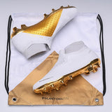 Mens High Ankle Football Boots Sports Phantom VSN Elite DF FG Soccer Shoes x J x PSG Phantom Vision FG Outdoor Soccer Cleats