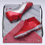 Mens High Ankle Football Boots Sports Phantom VSN Elite DF FG Soccer Shoes x J x PSG Phantom Vision FG Outdoor Soccer Cleats