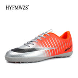 HYFMWZS 2018 Men Sport Shoes High Quality Mens TF Soccer Shoes Superfly Antiskid Boys Soccer Shoes Cheap Football Shoes 3.5-9