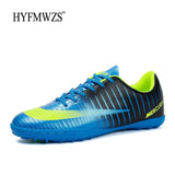 HYFMWZS 2018 Men Sport Shoes High Quality Mens TF Soccer Shoes Superfly Antiskid Boys Soccer Shoes Cheap Football Shoes 3.5-9