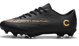 Men's High Top Training Ankle AG Sole Outdoor Cleats Football Shoes Spike High Ankle Men Crampon Football Boots Original Cleats