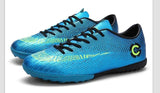 Men's High Top Training Ankle AG Sole Outdoor Cleats Football Shoes Spike High Ankle Men Crampon Football Boots Original Cleats