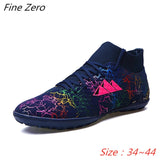Hot Sale Mens Soccer Cleats High Ankle Football Shoes Long Spikes Outdoor Soccer Traing Boots For Men Women Soccer Shoes Child