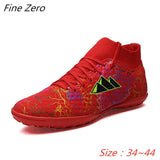 Hot Sale Mens Soccer Cleats High Ankle Football Shoes Long Spikes Outdoor Soccer Traing Boots For Men Women Soccer Shoes Child