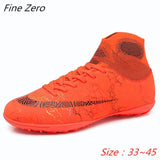 Hot Sale Mens Soccer Cleats High Ankle Football Shoes Long Spikes Outdoor Soccer Traing Boots For Men Women Soccer Shoes Child