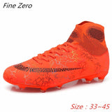 Hot Sale Mens Soccer Cleats High Ankle Football Shoes Long Spikes Outdoor Soccer Traing Boots For Men Women Soccer Shoes Child