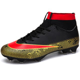Men Soccer Shoes 2019 New Long Spikes Top Sports Sneakers Cleats Turf Male Football Shoes Men Trainer Foot Ball Shoes Zapatillas