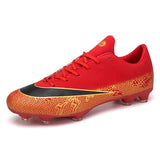 Men Soccer Shoes 2019 New Long Spikes Top Sports Sneakers Cleats Turf Male Football Shoes Men Trainer Foot Ball Shoes Zapatillas