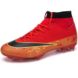 Men Soccer Shoes 2019 New Long Spikes Top Sports Sneakers Cleats Turf Male Football Shoes Men Trainer Foot Ball Shoes Zapatillas