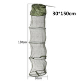 5 Layers Fishing Net Cage Utility Folding Fishing Net Portable Stake Small Mesh Net Durable Rust And Corrosion Resistant