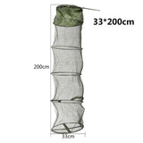 5 Layers Fishing Net Cage Utility Folding Fishing Net Portable Stake Small Mesh Net Durable Rust And Corrosion Resistant